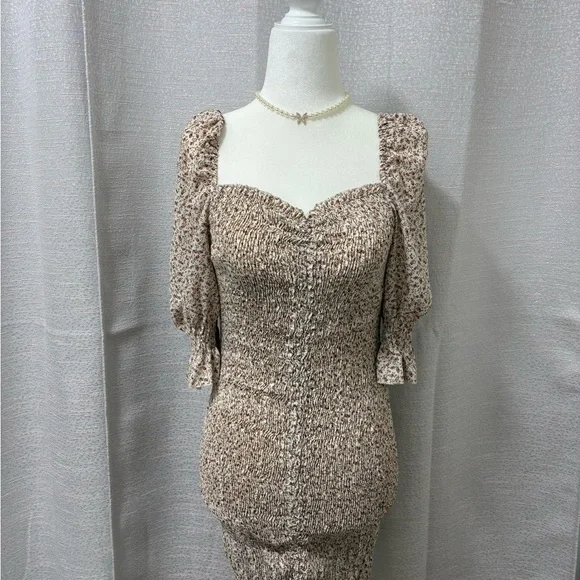 Blush Womens Cottagecore Smocked Floral Mini Dress Size Small Coquette Fairycore - Picture 7 of 15